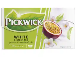 Hoogvliet Pickwick Thee white green jasmin passionfruit aanbieding