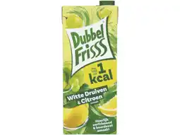 Hoogvliet Dubbelfrisss 1 Kcal druiven citroen aanbieding