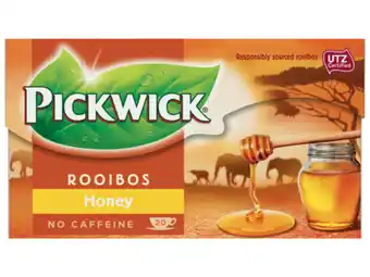 Hoogvliet Pickwick Honing rooibos thee aanbieding