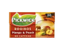 Hoogvliet Pickwick Mango & perzik rooibos thee aanbieding