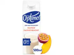 Hoogvliet Optimel Drinkyoghurt mango passievrucht 0% vet aanbieding