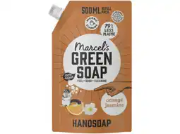 Hoogvliet Marcel's green soap Handzeep navul orange aanbieding