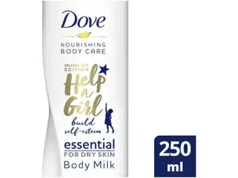 Hoogvliet Dove Body lotion essential care aanbieding