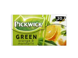 Hoogvliet Pickwick Orange mandarin groene thee aanbieding