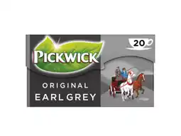 Hoogvliet Pickwick Earl grey zwarte thee aanbieding
