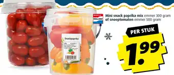 Boni Mini snack paprika mix aanbieding