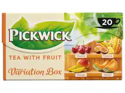 Hoogvliet Pickwick Fruit variatie oranje vruchtenthee aanbieding