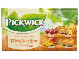 Hoogvliet Pickwick Fruit variatie oranje vruchtenthee aanbieding