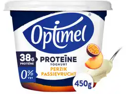 Hoogvliet Optimel Protein yoghurt perzik aanbieding