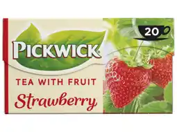 Hoogvliet Pickwick Aardbei vruchtenthee aanbieding