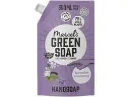 Hoogvliet Marcel's green soap Handzeep lavender rosemary aanbieding