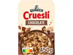 Hoogvliet Quaker Cruesli chocolade aanbieding