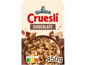 Hoogvliet Quaker Cruesli chocolade aanbieding