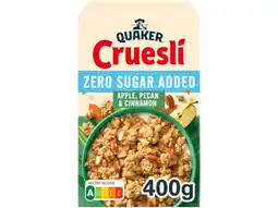 Hoogvliet Quaker Cruesli appel zero aanbieding