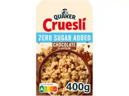 Hoogvliet Quaker Muesli choco zero sugar aanbieding