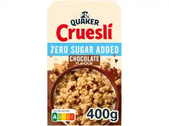 Hoogvliet Quaker Muesli choco zero sugar aanbieding