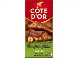 Hoogvliet Côte d'Or Chocoladereep praliné hazelnoot aanbieding