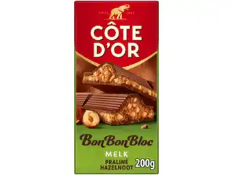 Hoogvliet Côte d'Or Chocoladereep praliné hazelnoot aanbieding