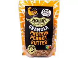 Hoogvliet Holies Crunchy granola proteïne peanut butter aanbieding