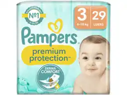 Hoogvliet Pampers Premium protection luiers maat 3 aanbieding