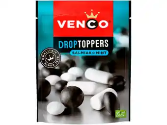 Hoogvliet Venco Droptoppers salmiak mint aanbieding