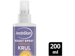 Hoogvliet Andrélon Haarspray perfecte krul booster aanbieding