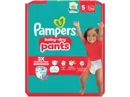 Hoogvliet Pampers Baby dry pants maat 5 aanbieding