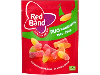 Hoogvliet Red Band Duo winegums zoet zuur aanbieding