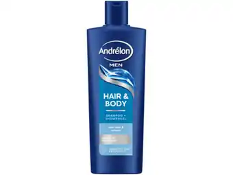 Hoogvliet Andrélon Shampoo hair & body men aanbieding