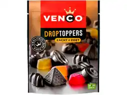 Hoogvliet Venco Droptoppers zacht zoet aanbieding