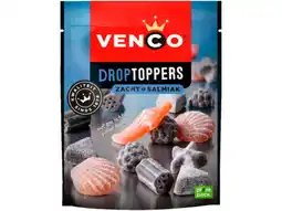 Hoogvliet Venco Droptoppers zacht salmiak aanbieding