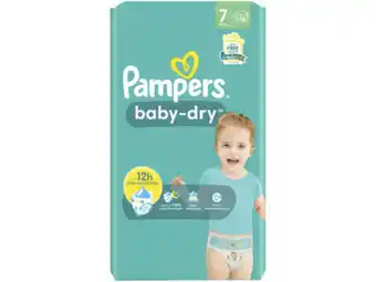 Hoogvliet Pampers Baby dry maat 7 aanbieding