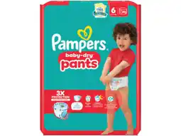 Hoogvliet Pampers Baby dry pants maat 6 aanbieding