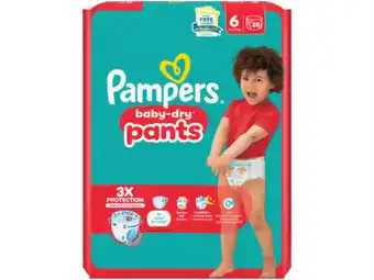 Hoogvliet Pampers Baby dry pants maat 6 aanbieding