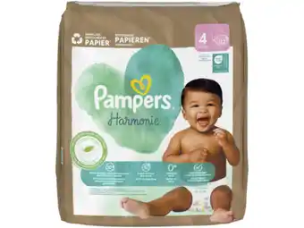 Hoogvliet Pampers Luiers harmonie maat 4 aanbieding