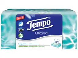 Hoogvliet Tempo Tissuebox original 4laags aanbieding