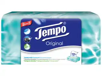 Hoogvliet Tempo Tissuebox original 4laags aanbieding