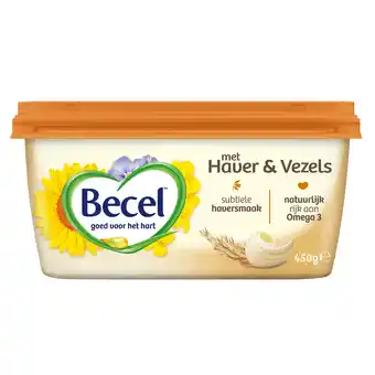 PLUS Becel Met Haver 450gr 8x aanbieding