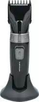Bol.com Dunlop Tondeuse - Oplaadbaar - RVS Mes - 2 Opzetkammen - Laadstation - Zwart aanbieding