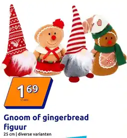 Action Gnoom of gingerbread figuur aanbieding