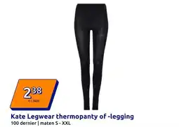 Action Kate Legwear thermopanty of -legging aanbieding