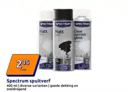 Action Spectrum spuitverf aanbieding