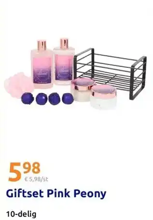 Action Giftset Pink Peony aanbieding