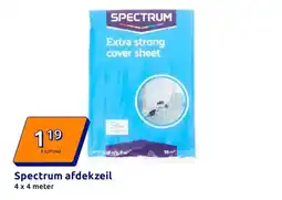 Action Spectrum afdekzeil aanbieding