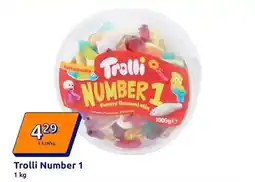 Action Trolli Number 1 aanbieding