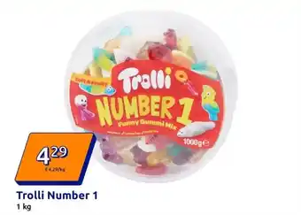 Action Trolli Number 1 aanbieding