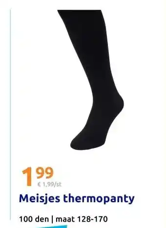 Action Meisjes thermopanty aanbieding