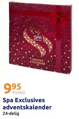 Action Spa Exclusives adventskalender aanbieding