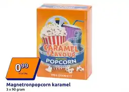 Action Magnetronpopcorn karamel aanbieding
