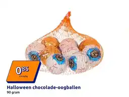 Action Halloween chocolade-oogballen aanbieding
